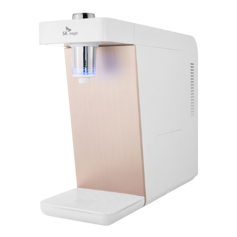 [SK매직] 직수 스테인리스관 냉정수기 WPUA120CREWH 골드핑크